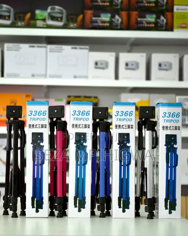 2m Steel Tripod for Phone/Camera/Lights - 1