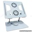 Aluminum Laptop Stand YL-906 with 360 Rotation & Cooling Fan - 2