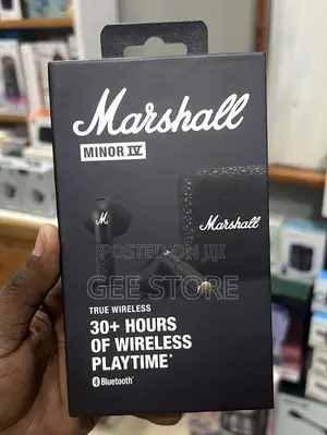 Marshall Minor IV True Wireless Earbuds - Black