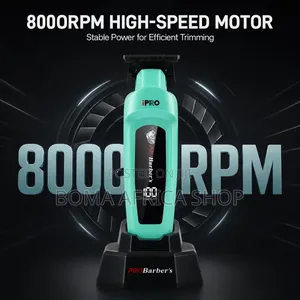 Pro 8000rpm Professional Hair Trimmer - Adjustable Blade