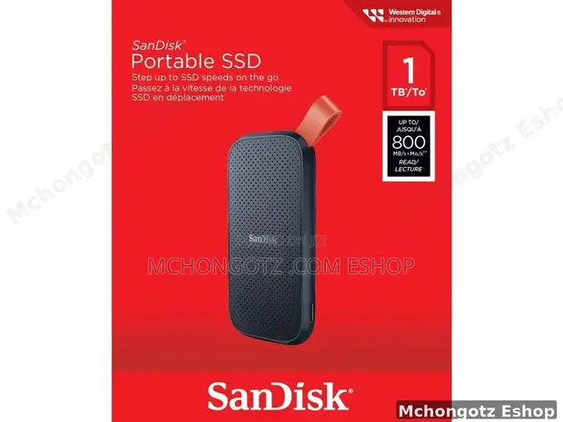 SanDisk Portable SSD 1TB USB 3.2 Gen 2 USB-C - 1