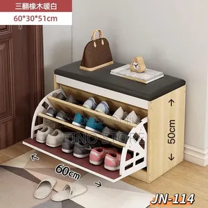 Compact Shoe Cabinet and Storage Bench
