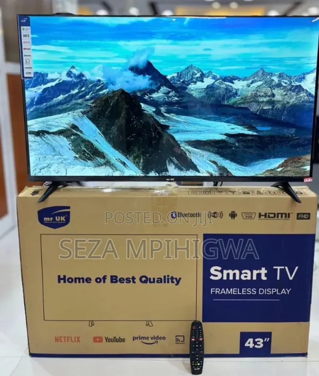 Mr UK 43" Smart Frameless FHD TV - 1
