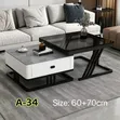 Modern Nesting Coffee Table Set - 1