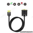HDMI to VGA Cable 1.8m | Active 1080p Display Converter - 1