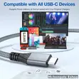 USB-C 3.2 Cable 0.5m | 240W PD | 20Gbps | 4K@60Hz - 4