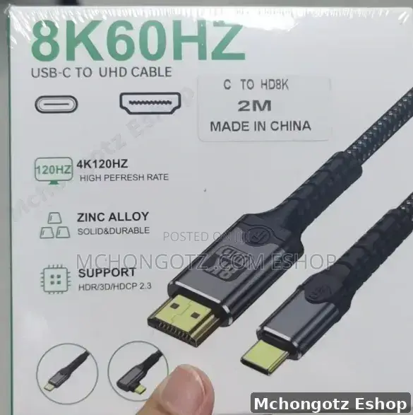 DOONJIEY USB-C to DisplayPort Cable 2m - 1