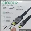 DOONJIEY USB-C to DisplayPort Cable 2m - 1