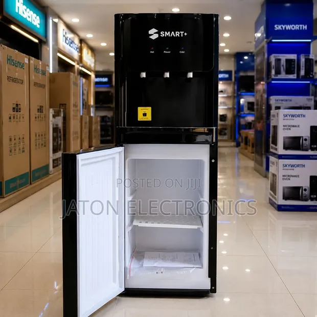 Smartplus Water Dispenser Njia 3 Black with Bottom Cabinet - 1