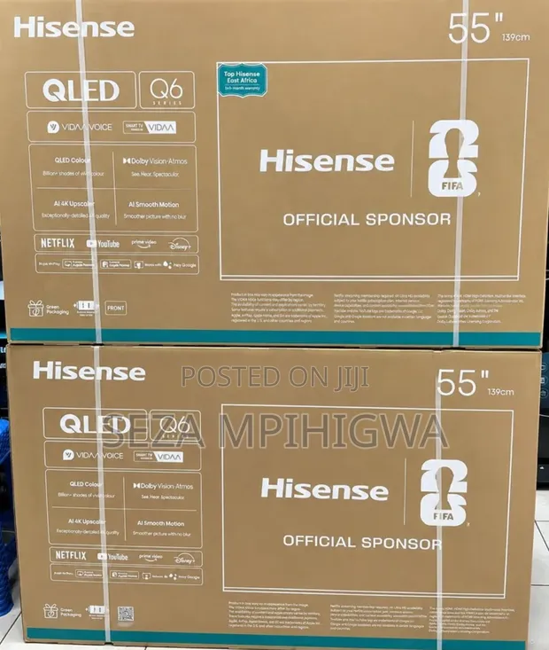 Hisense 55-Inch QLED TV (55Q6Q) - 1