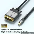 USB-C to DVI 24+1 Cable 2m, 30Hz - 1
