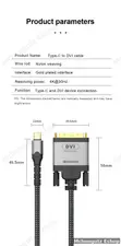 USB-C to DVI 24+1 Cable 2m, 30Hz - 2
