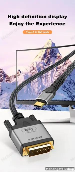 USB-C to DVI 24+1 Cable 2m, 30Hz