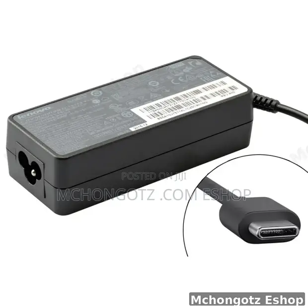 Lenovo 65W USB-C Charger ya Laptop - 1