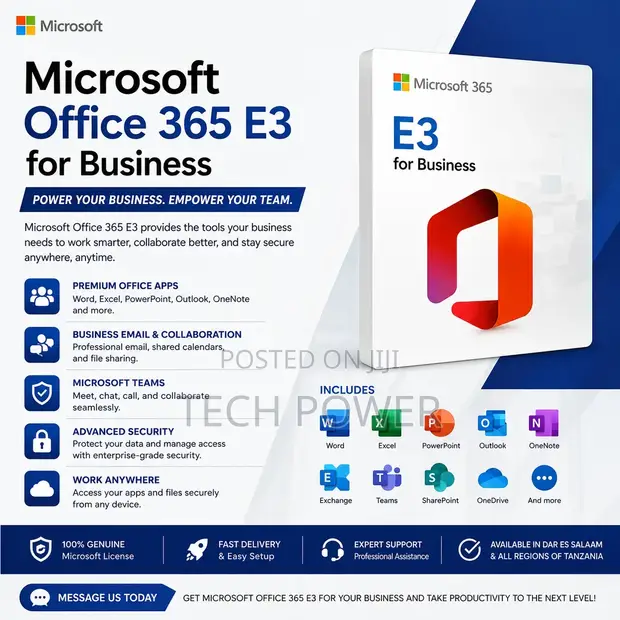 Microsoft Office 365 E3 for Business - 1