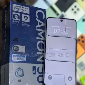 New Tecno Camon 50 Pro 256GB White