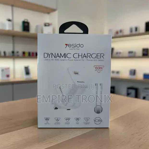Yesido YC159 60W USB-C PD PPS Fast Wall Charger - 1