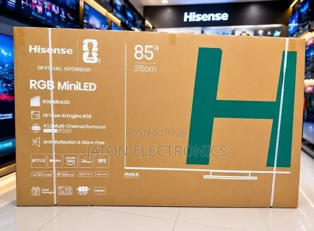 Hisense 85-inch UR9S RGB Mini-LED TV - 1