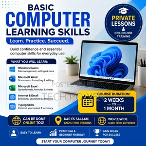 Basic Computer Skills Training - Private Online