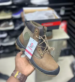 Brown Safety Boots for Men