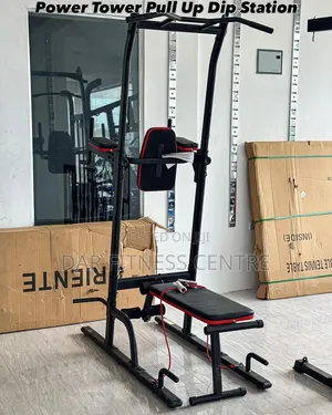 Power Tower Pull Up Dip Station Home Gym