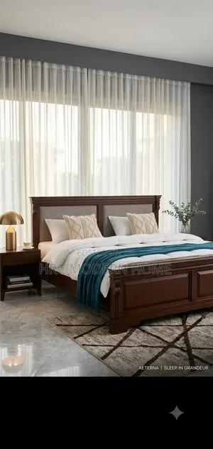 Premium Solid Wood Bed (5x6) - HRC Modern Home