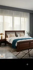 Premium Solid Wood Bed (5x6) - HRC Modern Home - 1