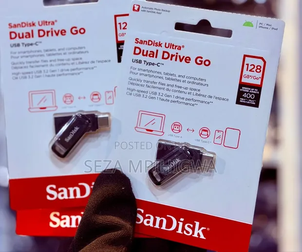 SanDisk Dual Drive USB Type-C 128GB for Smartphones - 1
