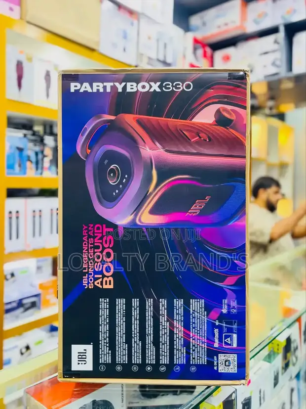 JBL Partybox 330 Portable Speaker with AI Sound Boost - 1