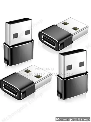 USB-C Female to USB-A Male OTG Adapter
