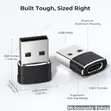 USB-C Female to USB-A Male OTG Adapter - 2