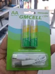 GMCELL AA Rechargeable Lithium-Ion Batteries (1.5V, 2500mAh) - 2