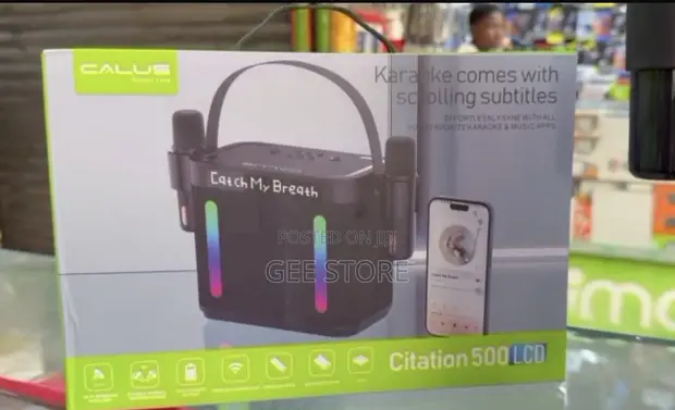 Calus Citation 500 Wireless Karaoke Speaker with Microphones - 1