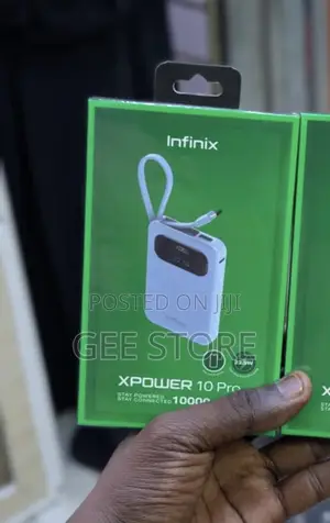 Infinix 10 Pro Power Bank - White