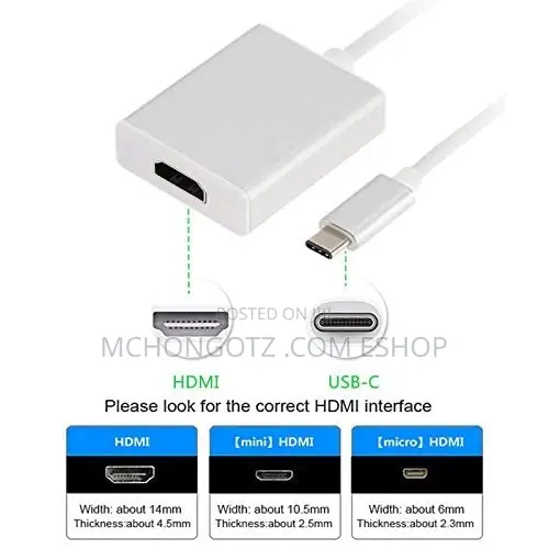 USB-C to HDMI Adapter (4K 30Hz / 1080p 60Hz) - 1