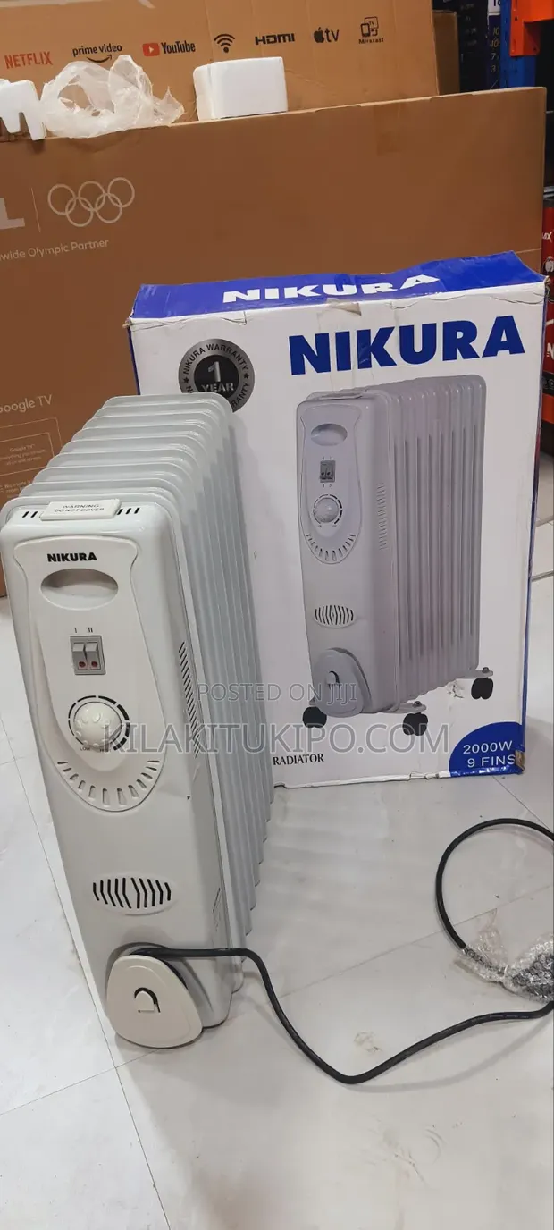 Nikura Oil Filled Radiator 9 Fins 2000W - 1
