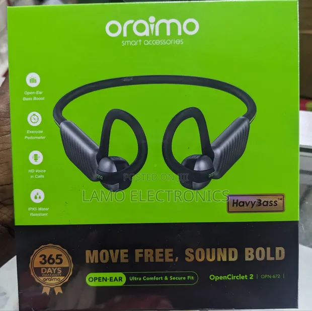Oraimo Open Circlet 2 OPN-672 Earbuds za Wireless - 1