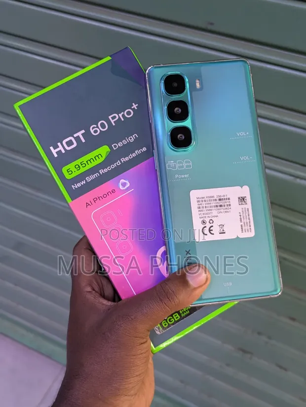New Infinix Hot 60 Pro+ 256GB Green - 1