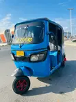 TVS King Deluxe Plus iTouch Start Tricycle 2023 Blue - 2