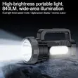 Yesido TC12 840lm Rechargeable LED Flashlight Emergency Searchlight - 3