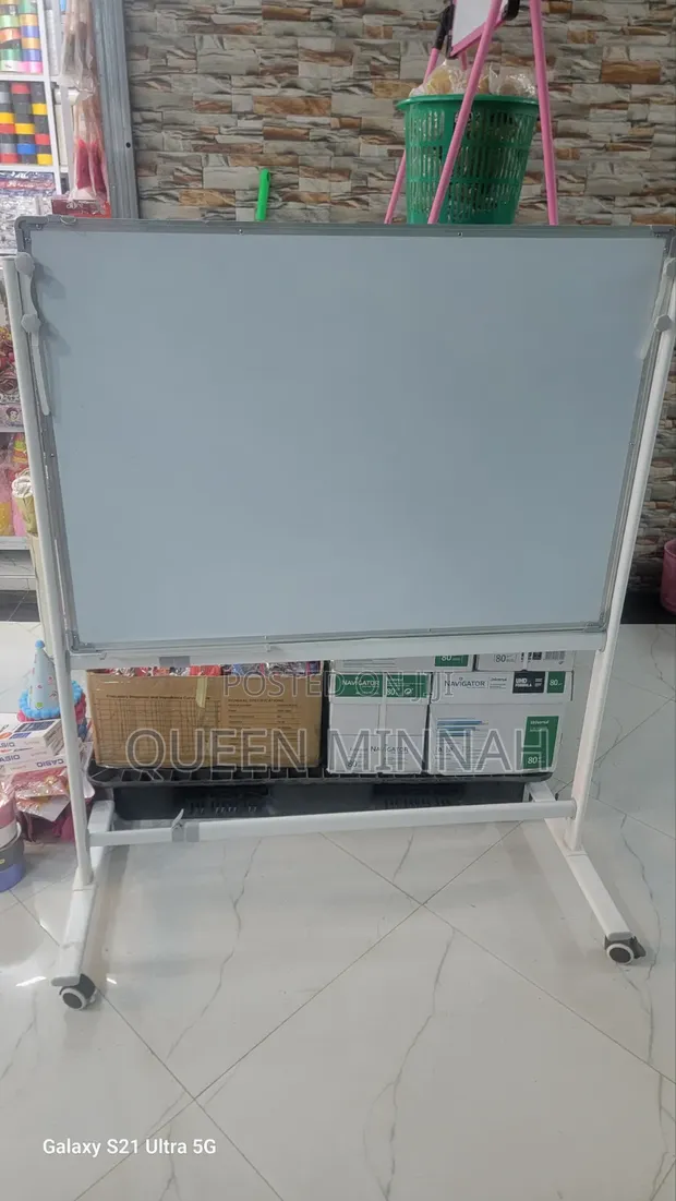 White Dry Erase Board 70x100cm (No Stand) - 1