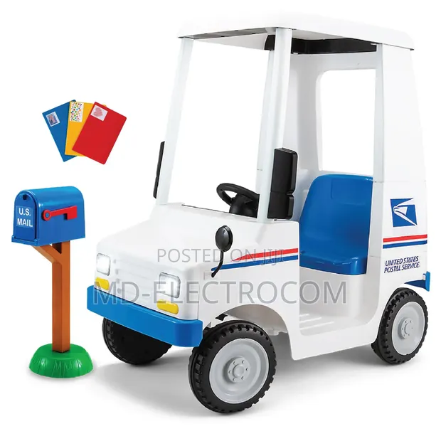 Kid Trax 6V Lori la Posta la USPS la Kuendesha - 1