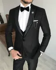 Super Black Men's Suits - 2
