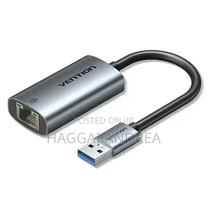 Vention USB 3.0 kwa Adapta ya Gigabit Ethernet 0.15m Alumini