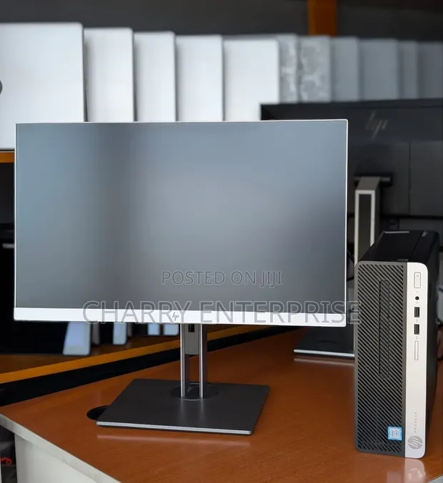 HP ProDesk 400 G5 SFF Kompyuta ya Mezani Core i3 Gen ya 6 na Monitori ya 22" Isiyo na Fremu - 1