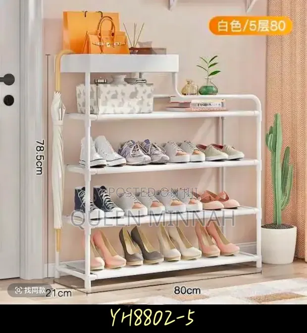 5-Tier Modular Shoe Rack (Model YH8802-5) - 1
