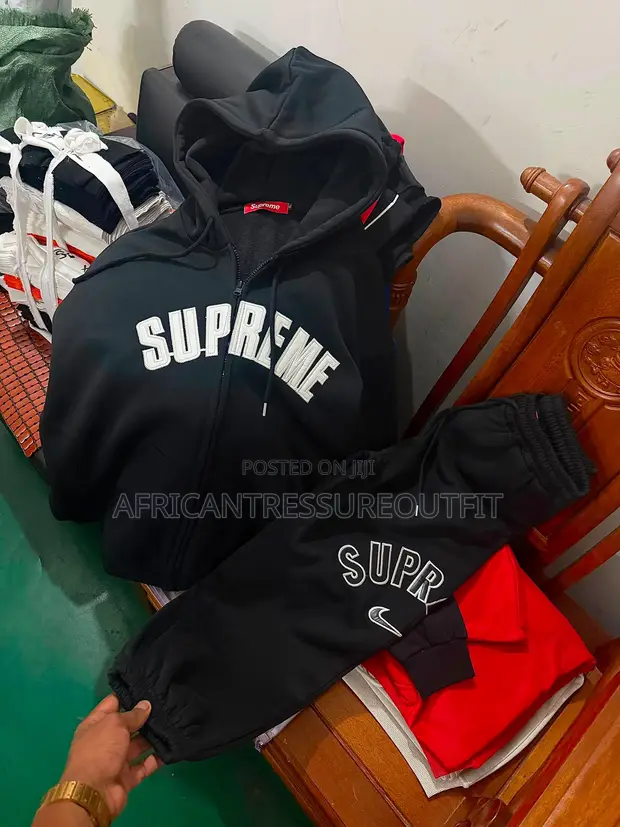 Supreme Hoodie and Jogger Pants Set - 1