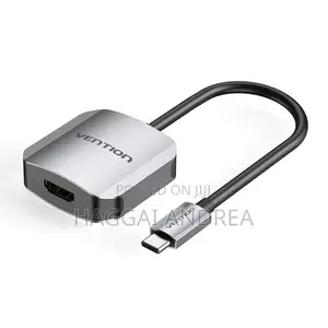 Vention USB-C to HDMI Converter, Aluminium Alloy, Grey - 0.15m