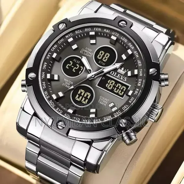 Olevs Chronograph Watch - Brand New - 1