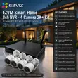 Ezviz Smart Home 8ch NVR 4 Camera 2K+ Kit - 2
